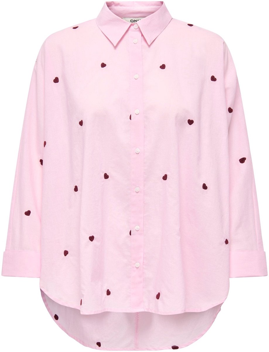 Only New Lina Grace LS Emb Blouse Dames - Maat S