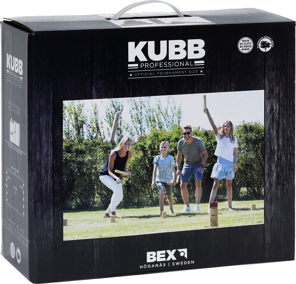 Bex Sport Pro Kubb Rode Koning - Rubberhout