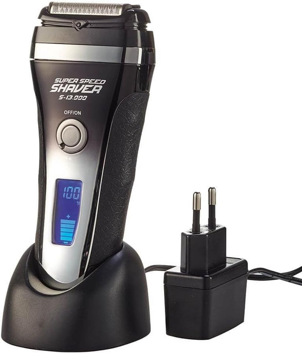 Elektrisch Scheerapparaat Heren met Trimmer, Nat-Droog Gebruik, Oplaadbaar