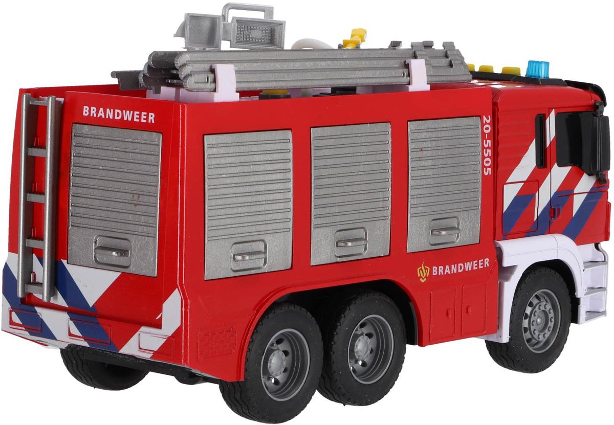 Rapid Wheels brandweerauto speelgoed met licht en geluid - multicolor. — afbeelding 3
