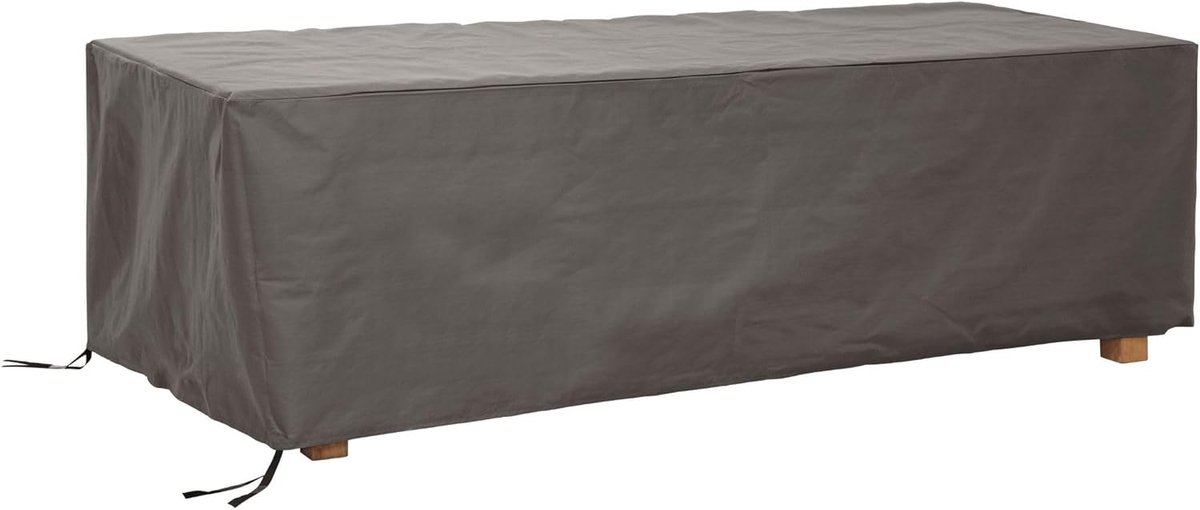 Famanu Waterdichte tafelhoes voor tuintafel tot 300 cm - rechthoekige buitenhoes voor tuinmeubelen - grijs