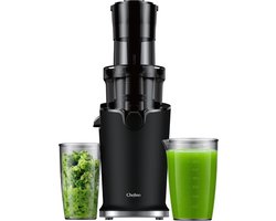 Chefino Slowjuicer – Koude Pers Sapcentrifuge – Extra Brede Vultrechter 9 cm – Stille High-Torque…
