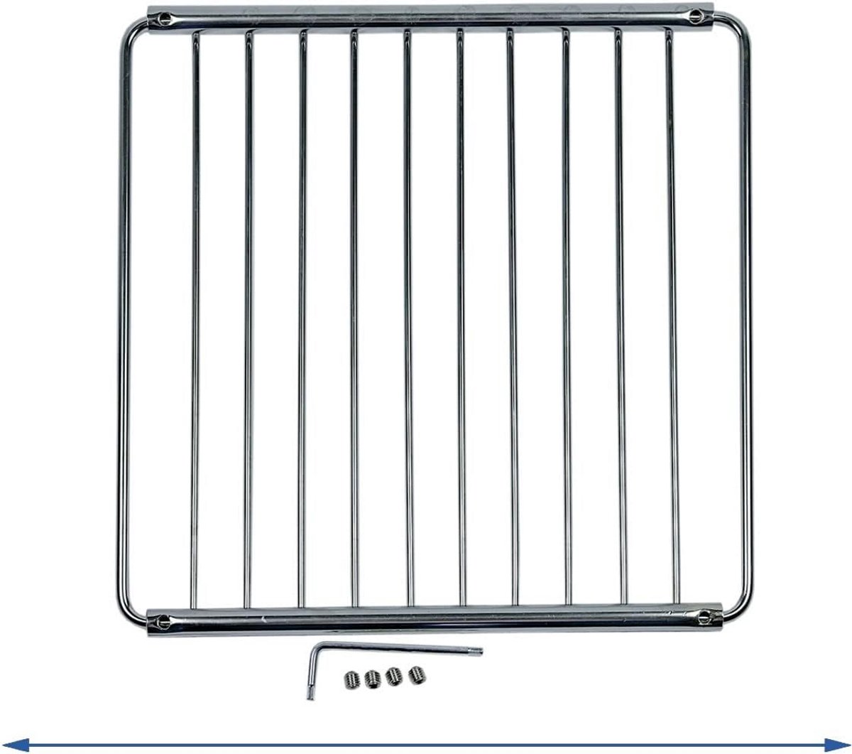 Universeel Uitbreidbaar Grillrooster Ovenrooster Verchroomd Uittrekbaar 230-400x230mm