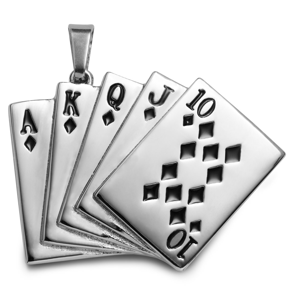 Ace | Zilverkleurige Royal Flush Hanger