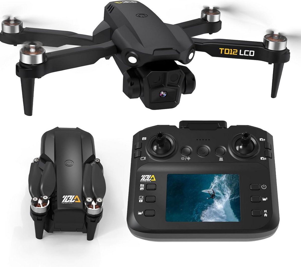 Opvouwbare Drone met Camera en LCD-scherm voor Volwassenen en Beginners