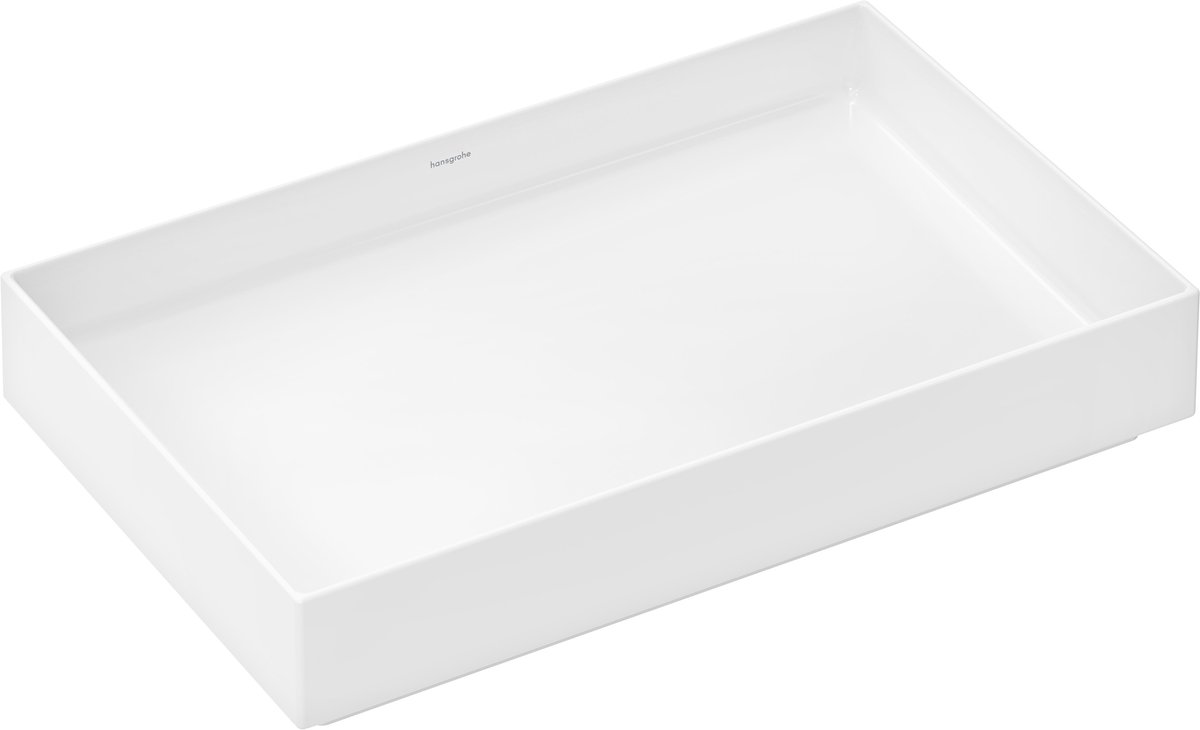 Hansgrohe Xuniva Evo E - Opbouwwastafel, 65x40 cm, zonder overloop, zonder kraangat, wit 60326450