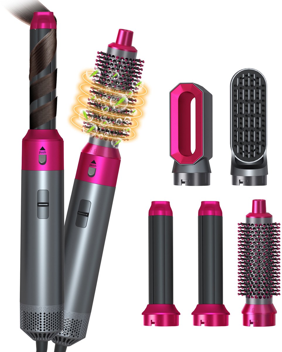 Stroom Commerce 5 in 1 Krultang en Airstyler met Volumefunctie - Stroom Commerce - €44,99