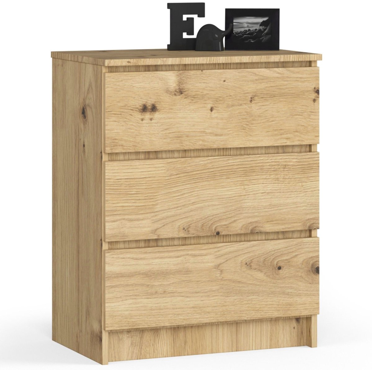 Ladekast K60 met 3 Lades / AKORD Furniture Factory / Artisan Eik / 60 x 77 x 40 cm