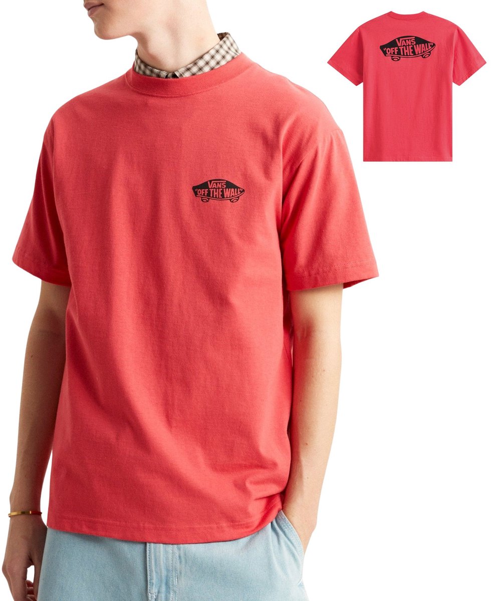 Vans Double Standard Hi SS Shirt Heren Rood