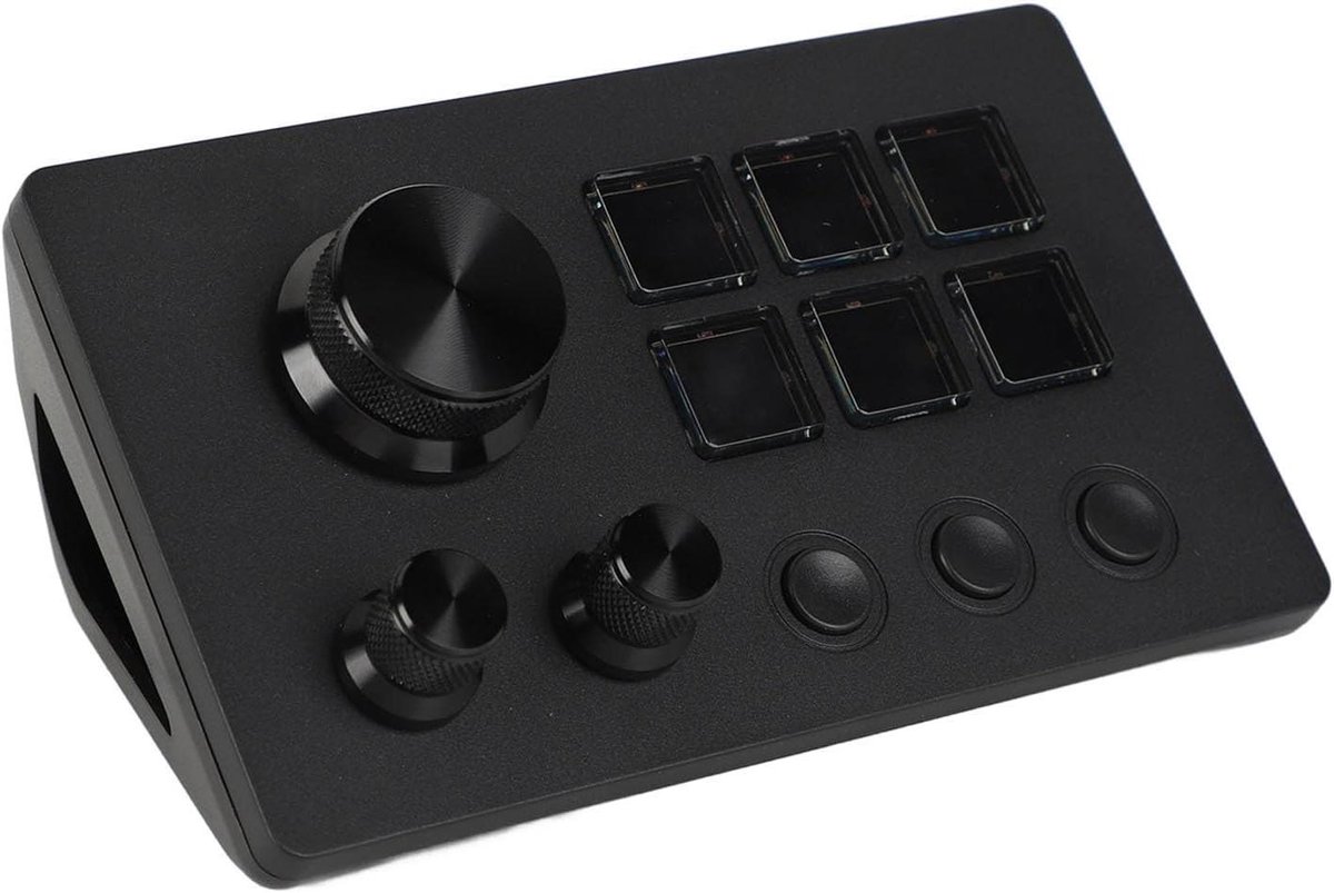 Toetsenbord met LCD Display, Programmeerbare Knoppen, Geschikt voor OBS en Twitch