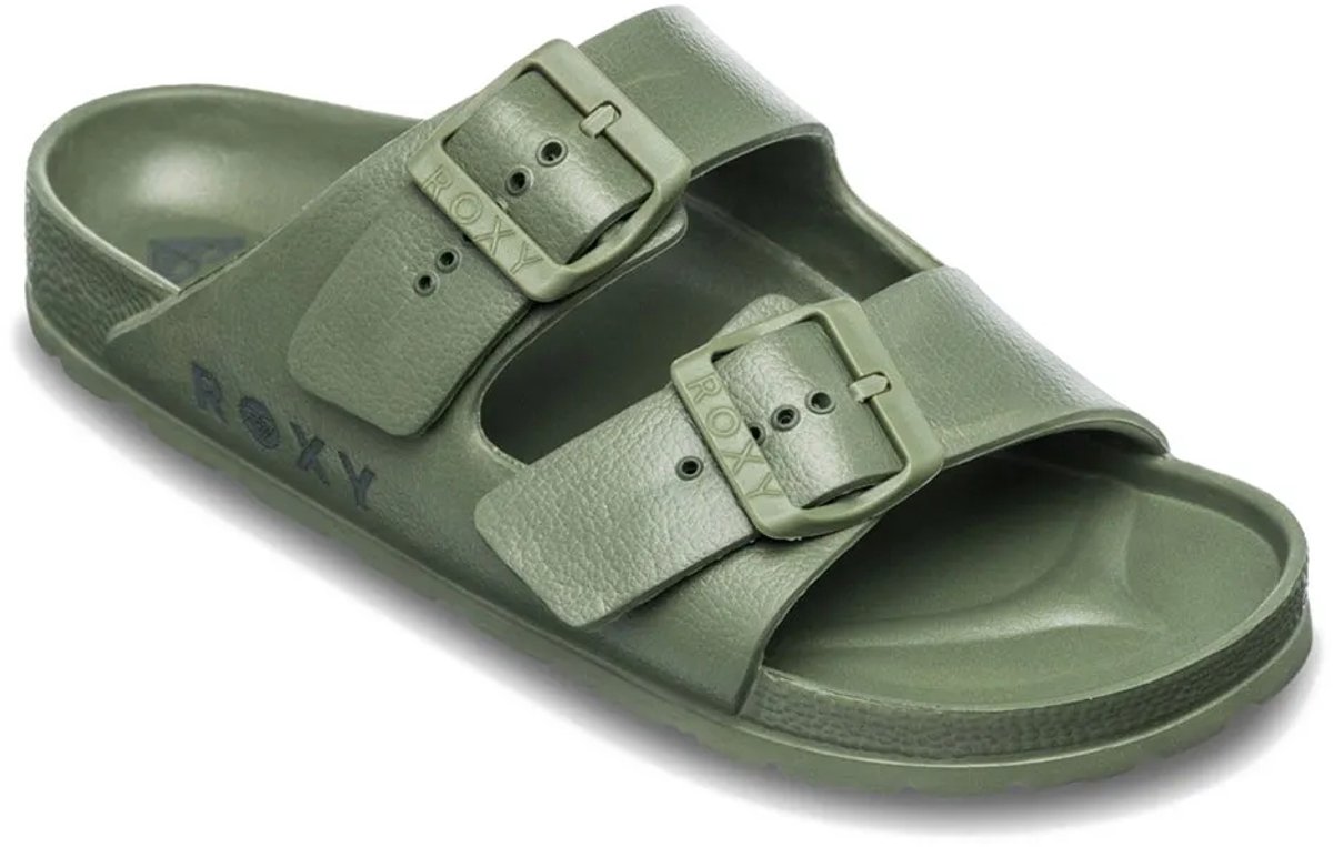 Roxy Kattie Slippers Vrouw Groen