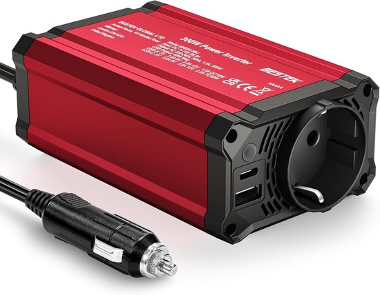 Omvormer 12v 230v Zuivere Sinus - Spanningsomvormer - 200W - Energie