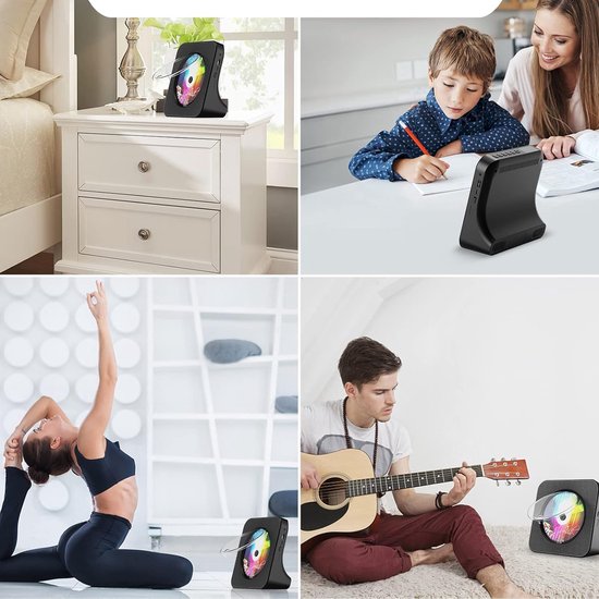 DVD Speler - 6-in-1 Multifunctionele DVD/CD-speler - Dubbele luidsprekers - Wit met HDMI & Bluetooth 5.0 - Voor Thuisbioscoop en Kinders — afbeelding 2
