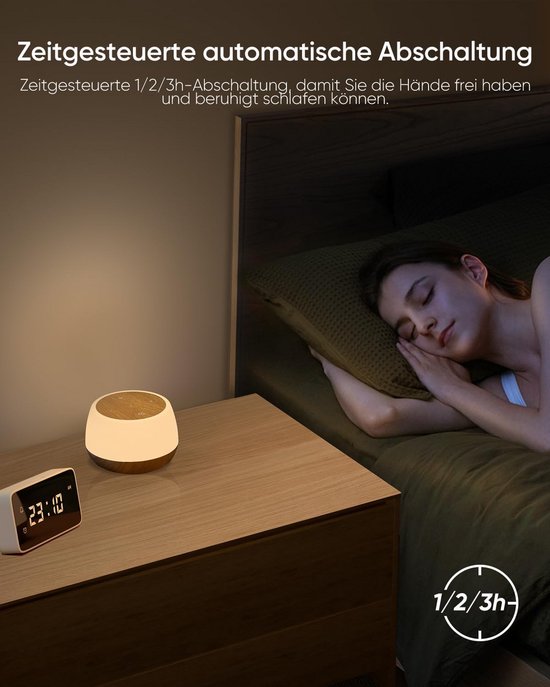 Nachtlampje Baby - Slaaptrainer Kinderen - Dimbaar - Slaaplamp van Merkloos — afbeelding 2
