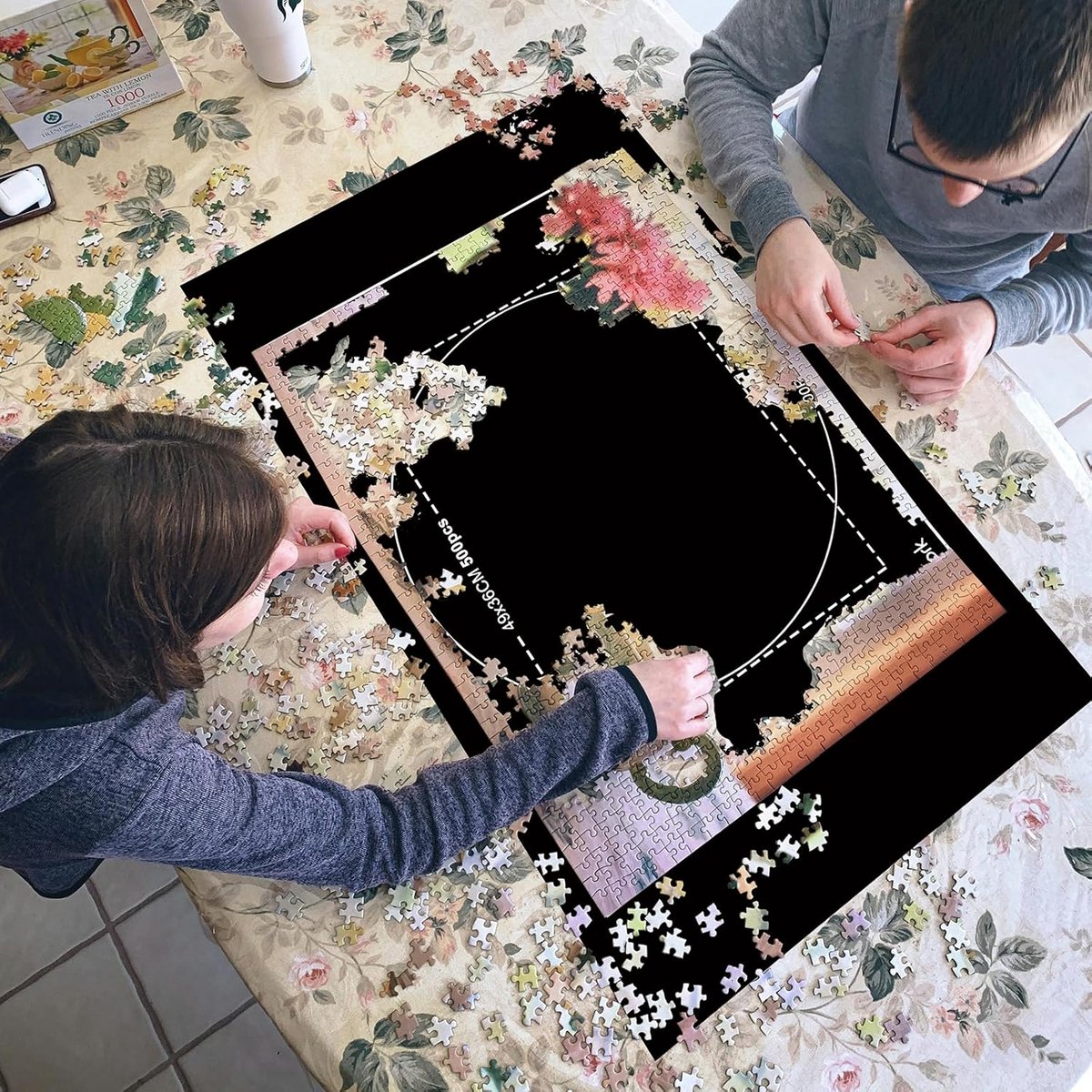 Puzzeltafel - Puzzelmat - Puzzelmap - Puzzelbord - Educatie — cadeau in Spellen & Speelgoed - foto 3