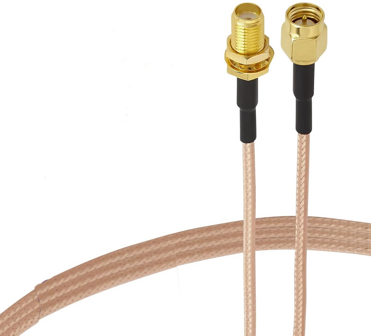 SMA Verlengkabel 50 cm RG316 Coaxkabel voor WIFI en 4G Antenne
