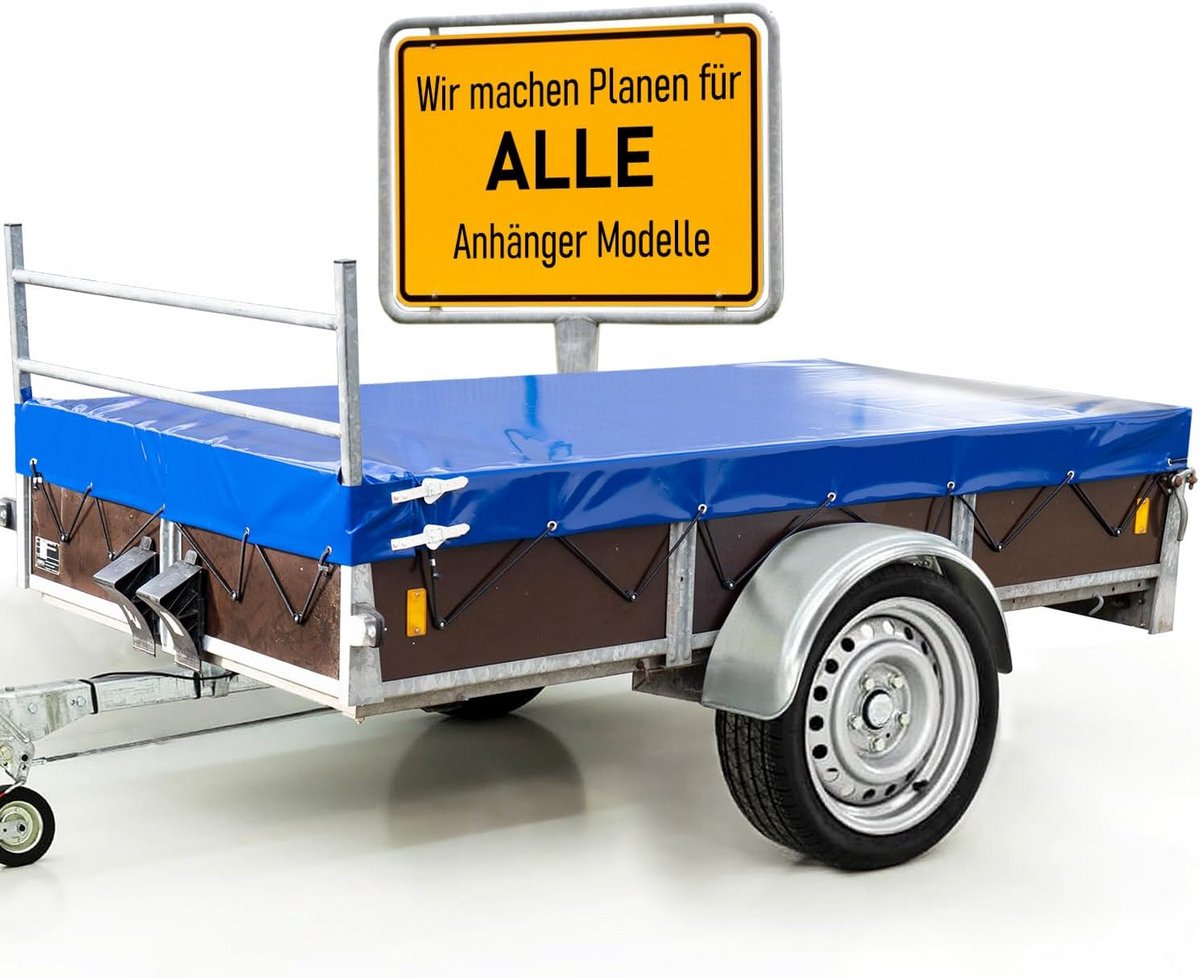 Waterdicht plat aanhangerzeil voor autoaanhanger - Precisie pasvorm PVC zeil
