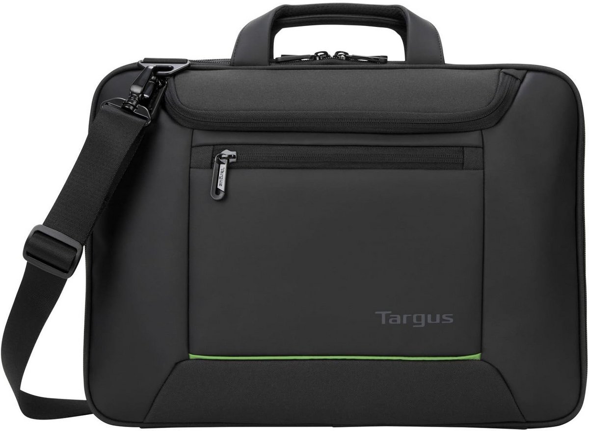 Duurzame EcoSmart Aktetas voor 14 Inch Laptop - Zwarte Laptoptas
