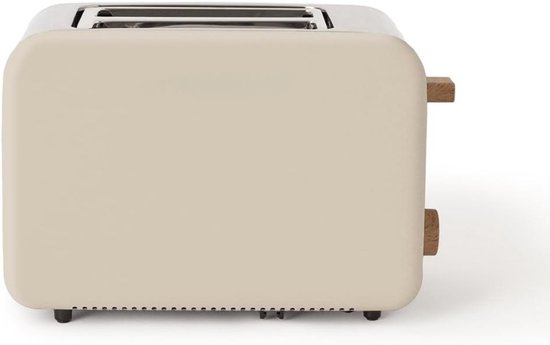 MIRA® Tosti apparaat broodrooster - Tosti apparaat - Tosti broodrooster - Beige - 16cm x 29cm x 19cm