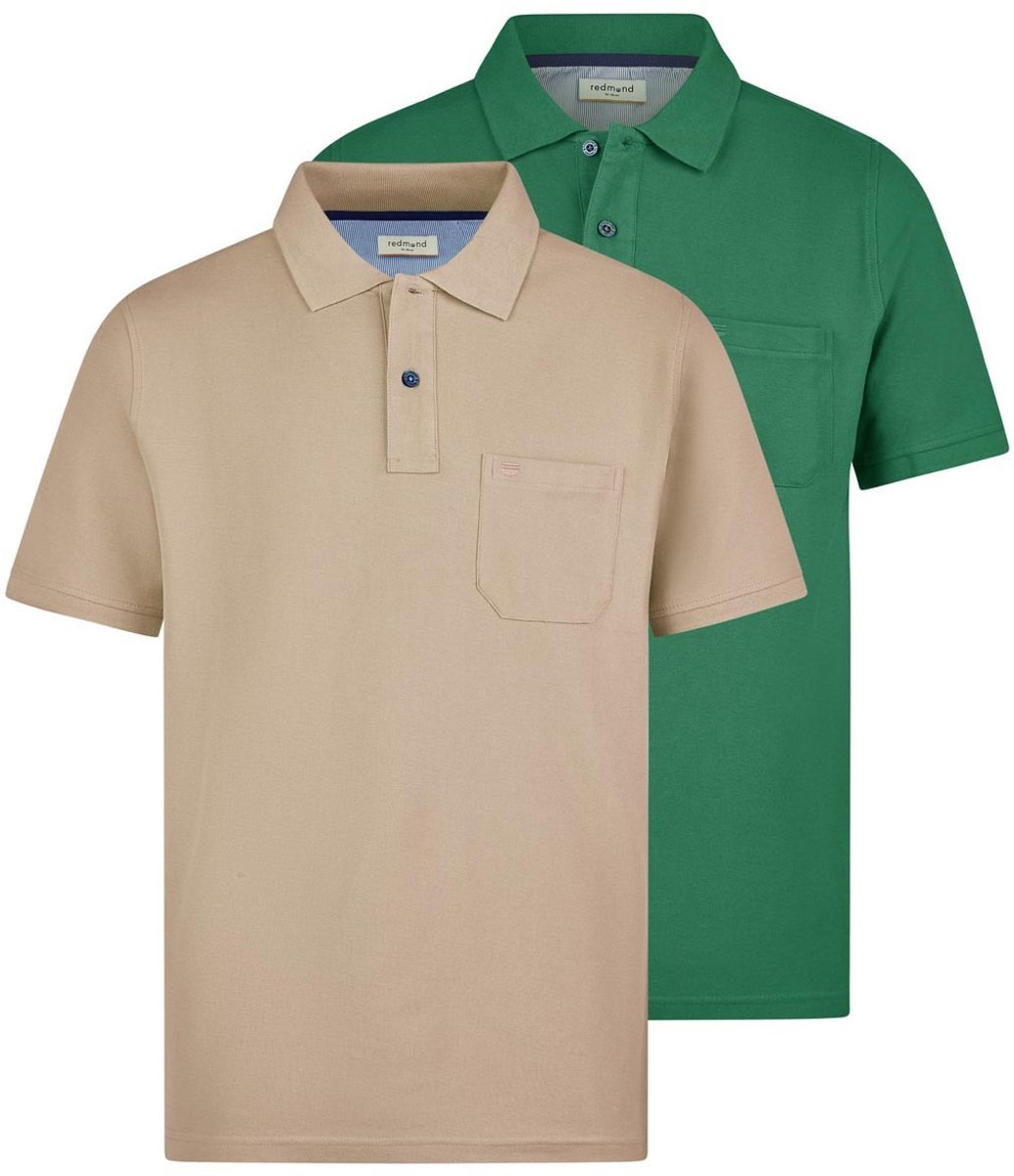 Redmond Heren poloshirt 2 pack Basic