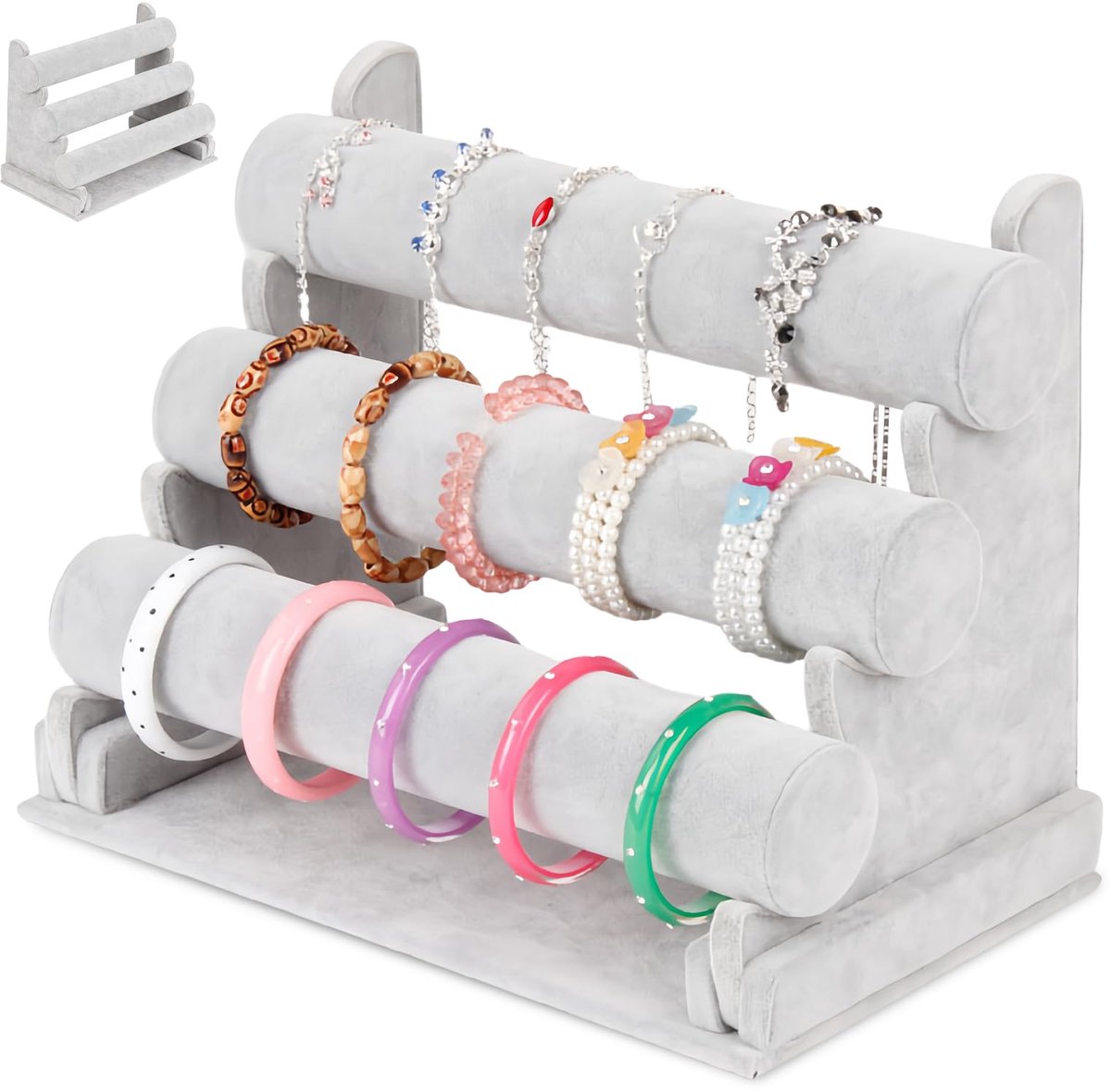 Armbandstandaard - 3-Laags Design - Ruimtebesparend en Afneembaar