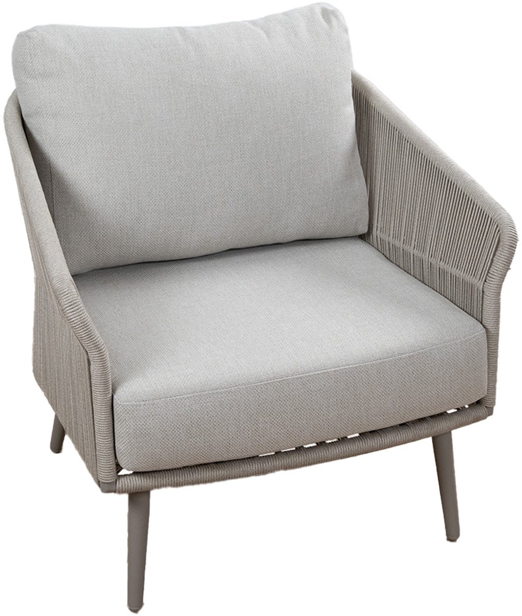 Loungestoel Alezio | Beige & Camel