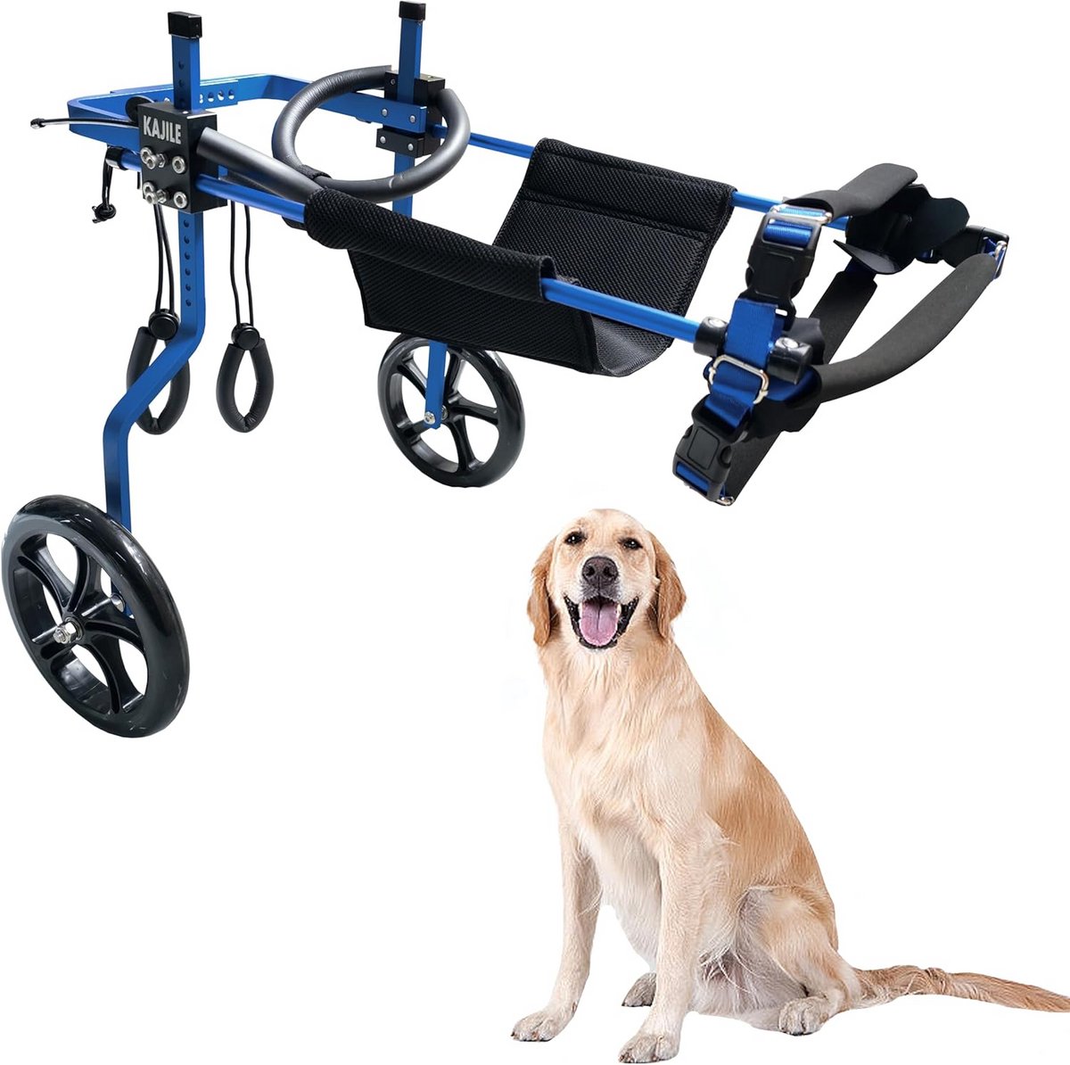 Verstelbare Hond Rolstoel voor Kleine Hondjes met Achterpoot Problemen