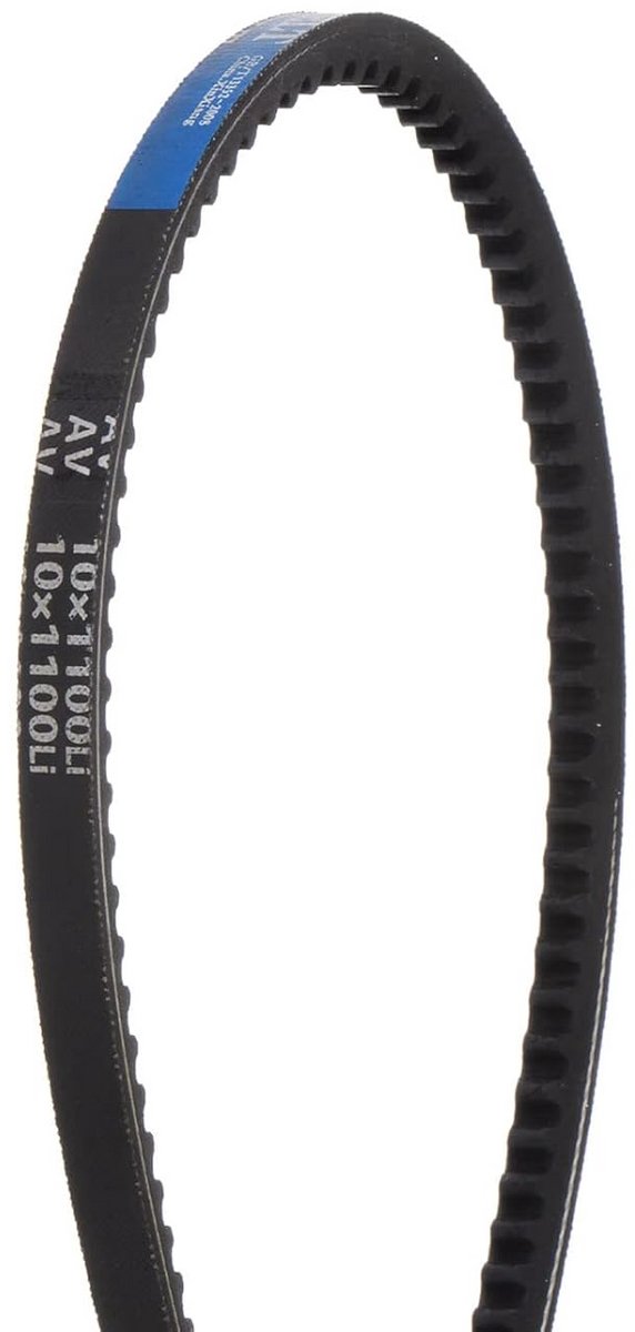 Tandriem 1100 mm Lengte 10 mm Breedte Rubberen Aandrijfriem