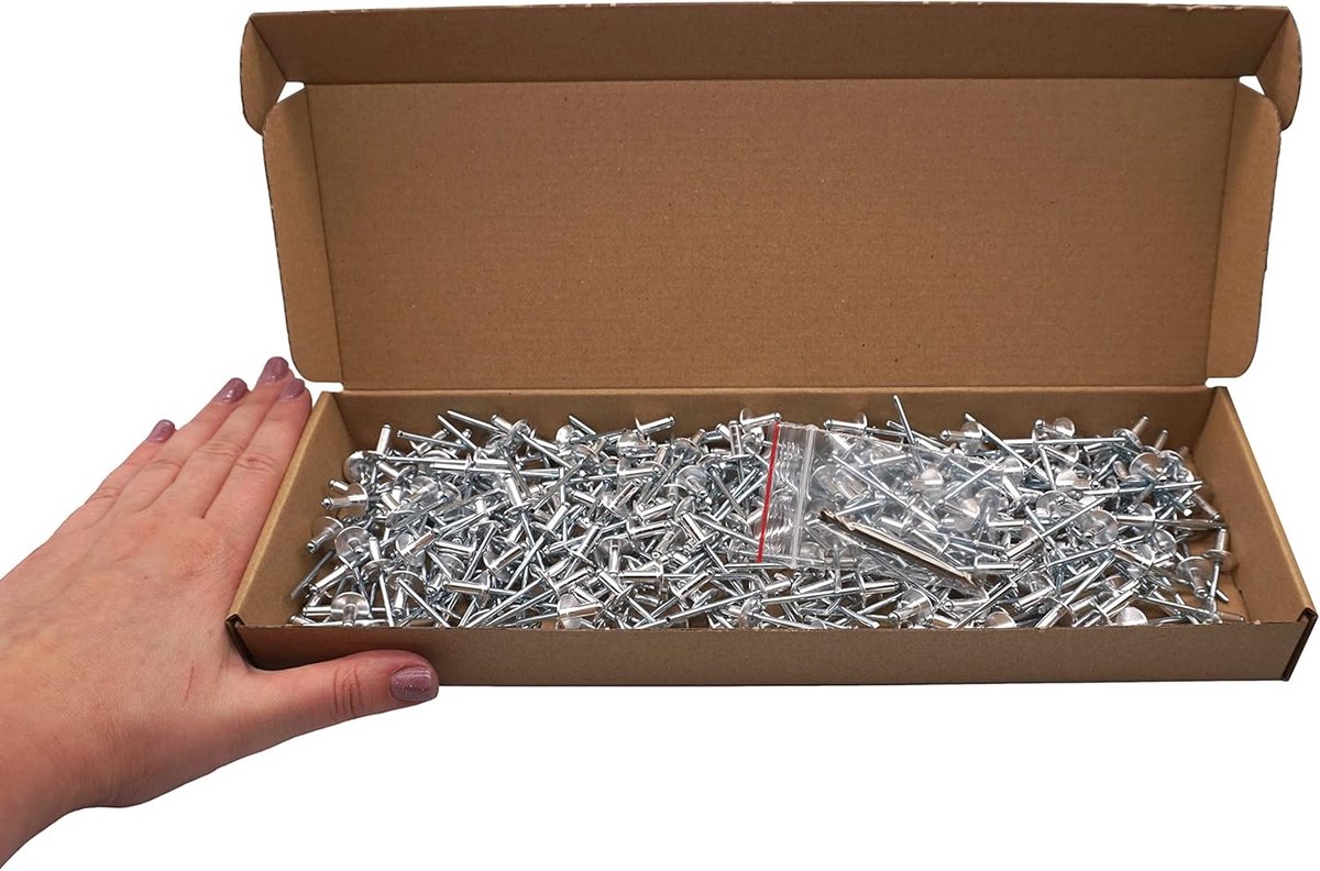 Grote Flens Aluminium Blindklinknagels 4,0 x 10 mm - 300 Stuks