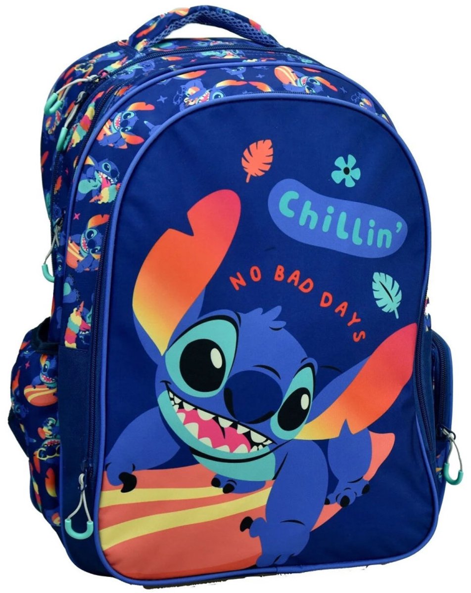 Disney Lilo en Stitch Chillin' schooltas, tas 46 cm