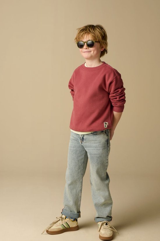 Lichtblauwe Straight Leg Jeans