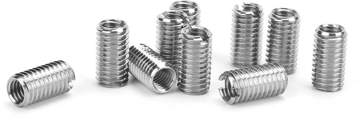 M6 naar M8 Verloopschroefdraadinzet 20 mm - 10 stuks