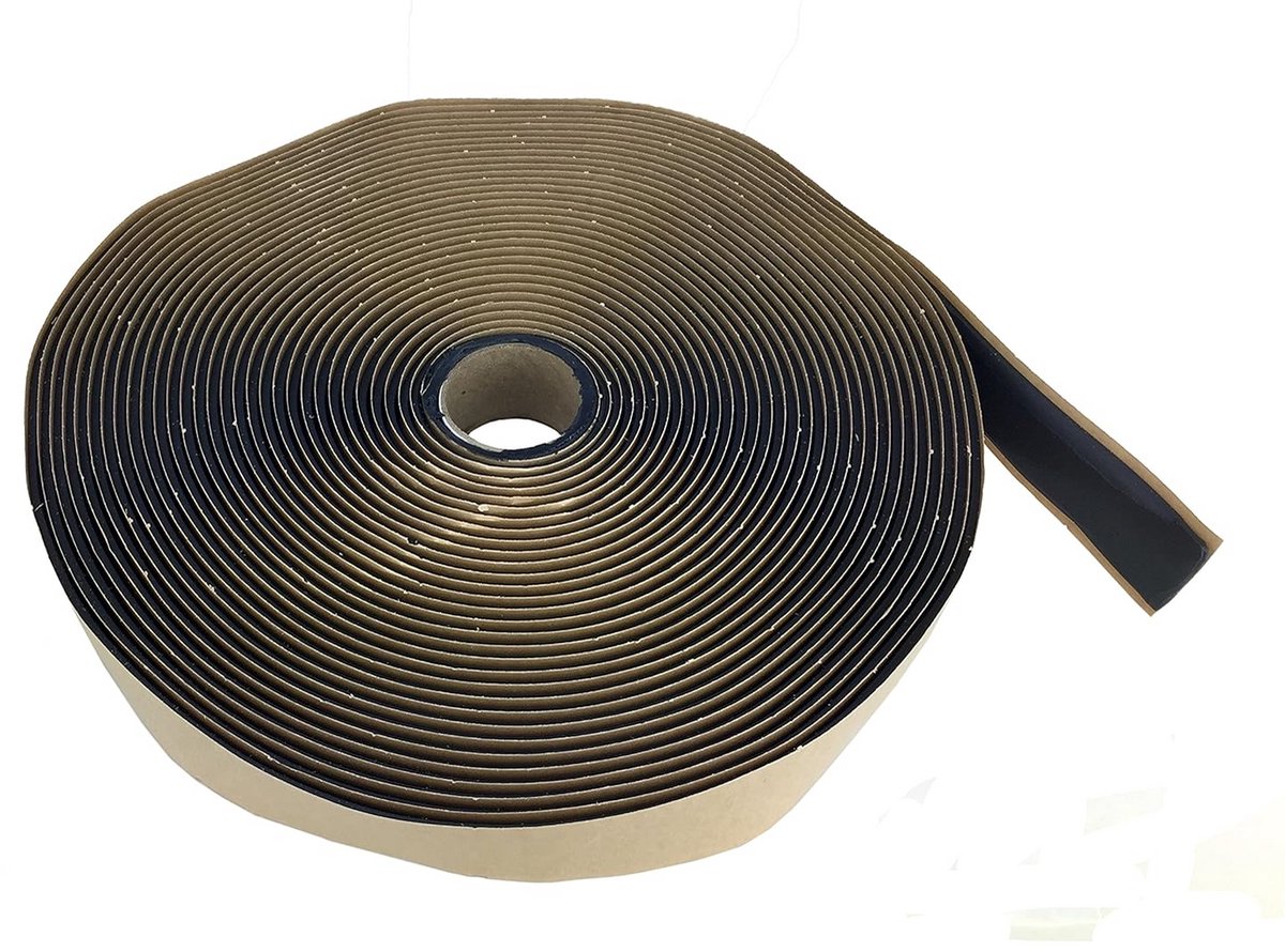 Zelfklevende Butyl Tape voor Waterdichte Afdichting Zwart