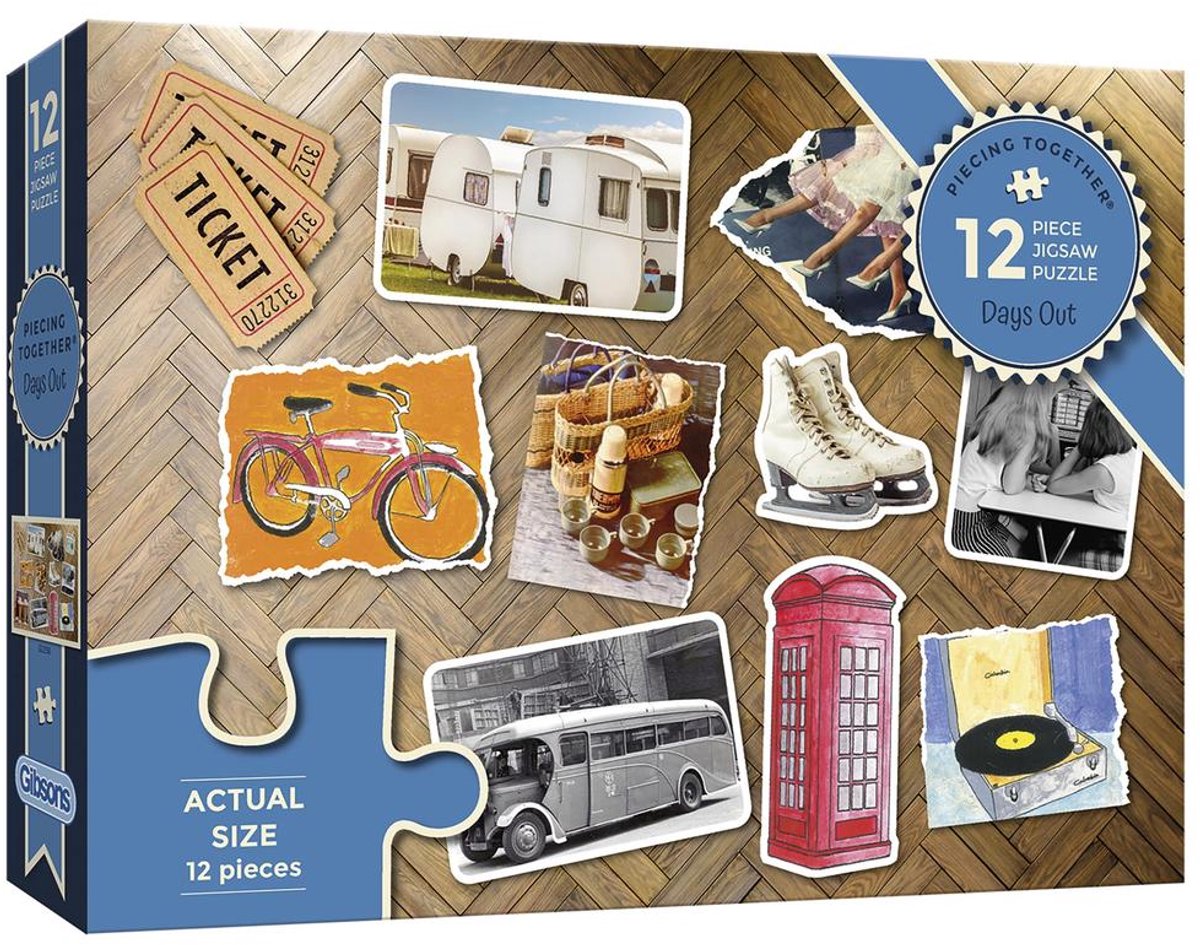 Days Out - Piecing Together Puzzel (12 stukjes)