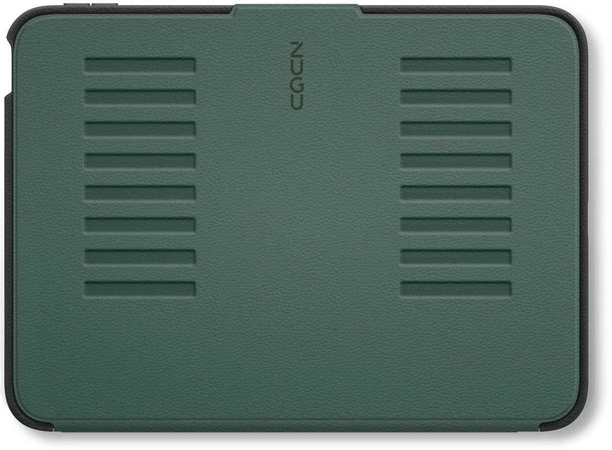 Zugu case Hoesje iPad (A16/11th Gen) 2025 / 10.9 Gen 10 (2022) - oersterke luxe flip-over case - volledige 360˚ bescherming – met multifunctionele standaard functie – geschikt voor Apple Pencil - Groen