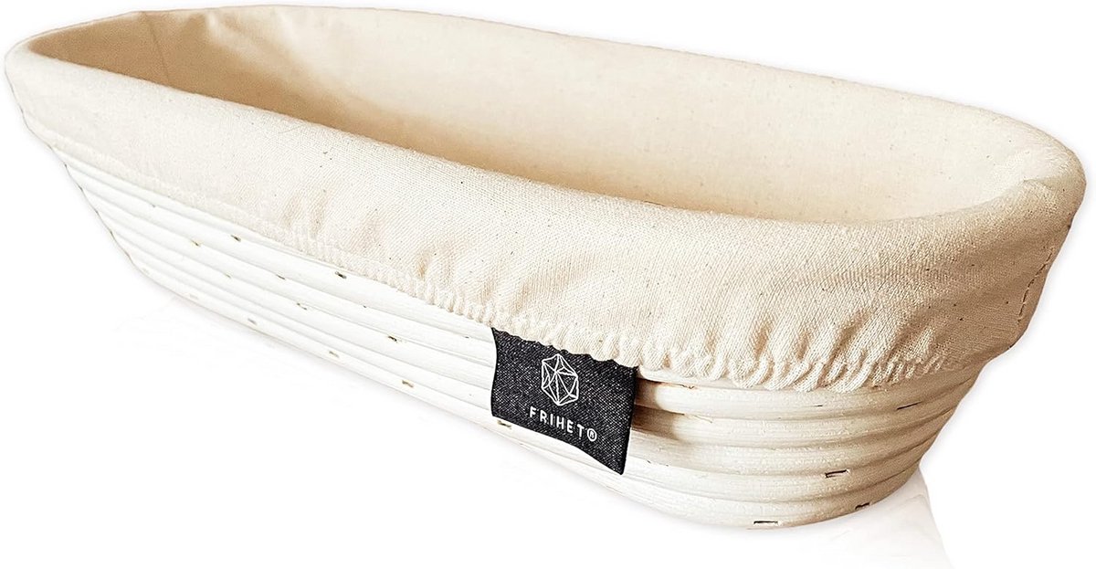 Ovale Broodmand voor Rijzen Natuurlijk Rotan Pitriet Broodbakvorm Geschikt voor 1kg Deeg