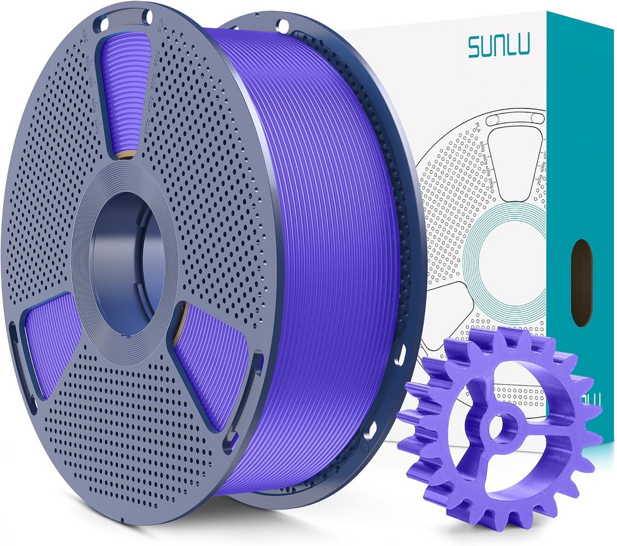 Sterker PLA+ 2.0 Filament 1,75 mm voor 3D-printer - Lavendelpaars