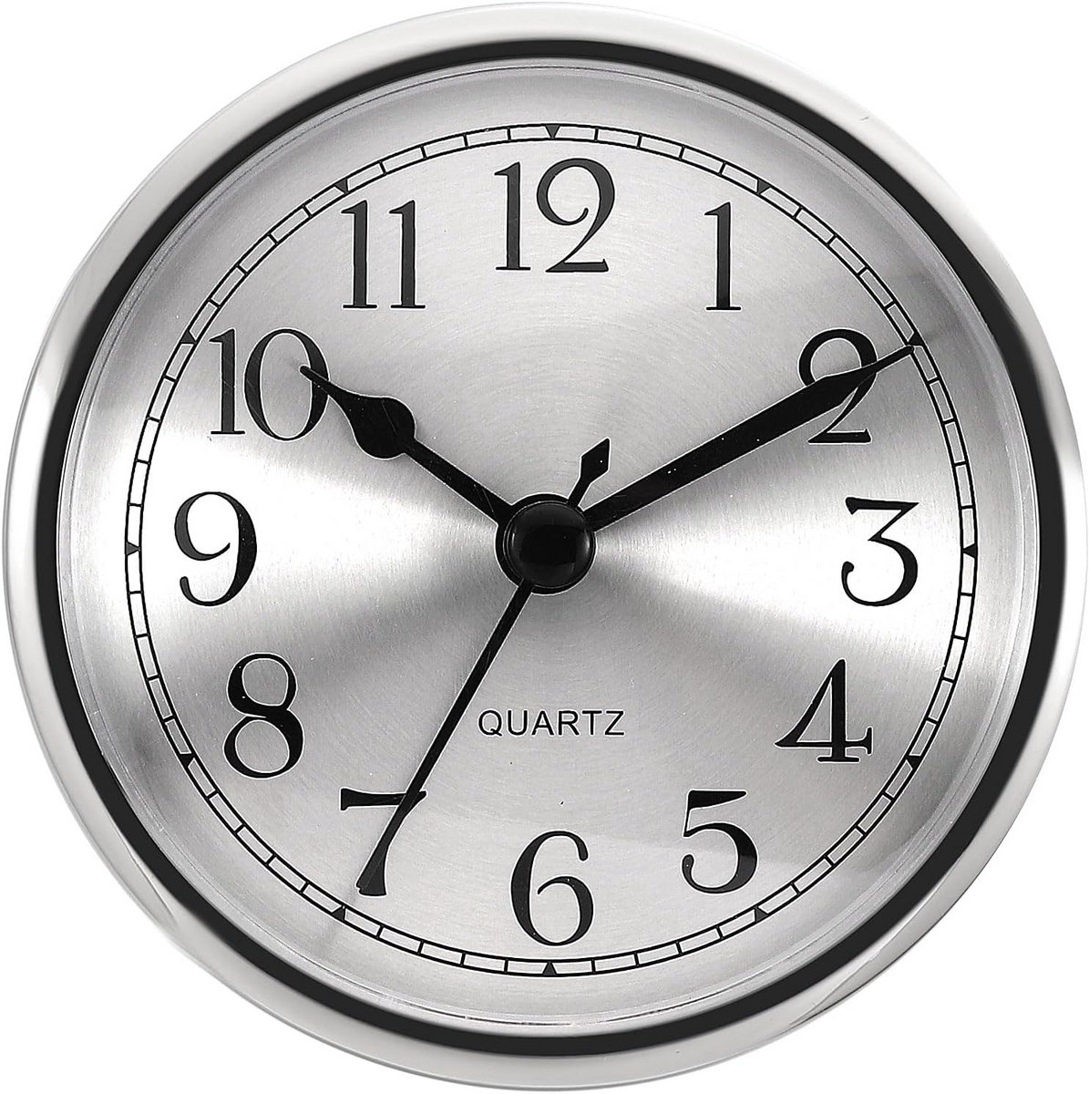 Ronde Quartz Klok Inleg met Arabische Cijfers - Vervangend Uurwerk 90 mm Diameter