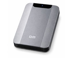 DM Externe harde schijf 500GB - Draagbare HDD - USB 3.2 - Metaal - Antraciet grijs