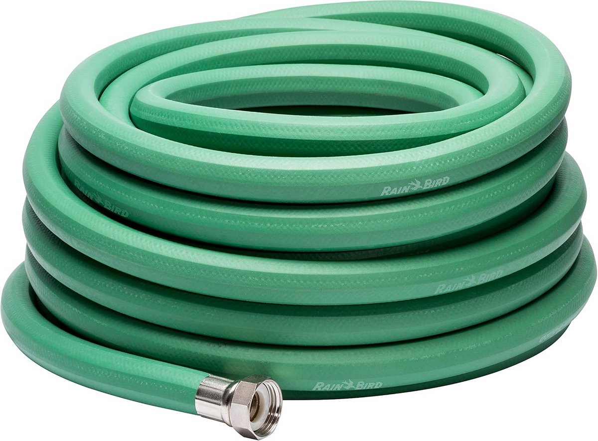 Luxe Kinkvrije Tuinslang 16mm x 15 Meter, Groen, Zeer Sterk en Flexibel Rubber