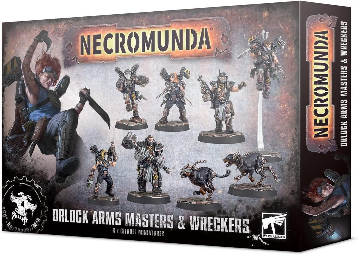 Miniaturen voor Necromunda: Orlock Gangleden en Oorlogsbeesten
