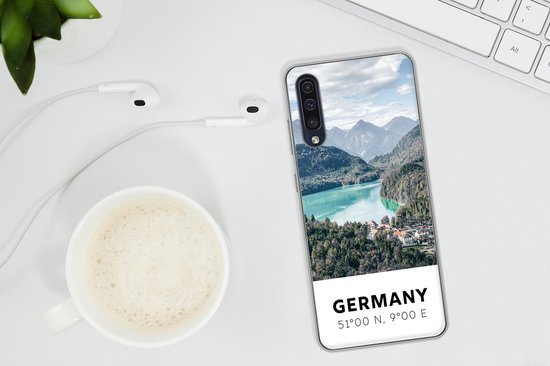 Coque Samsung Galaxy A50 - Allemagne - Montagnes - Lac - Coque de téléphone en Siliconen