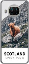 Geschikt voor Xiaomi Mi 10T Lite 5G hoesje - Schotland - Schotse Hooglander - Bergen - Siliconen Telefoonhoesje