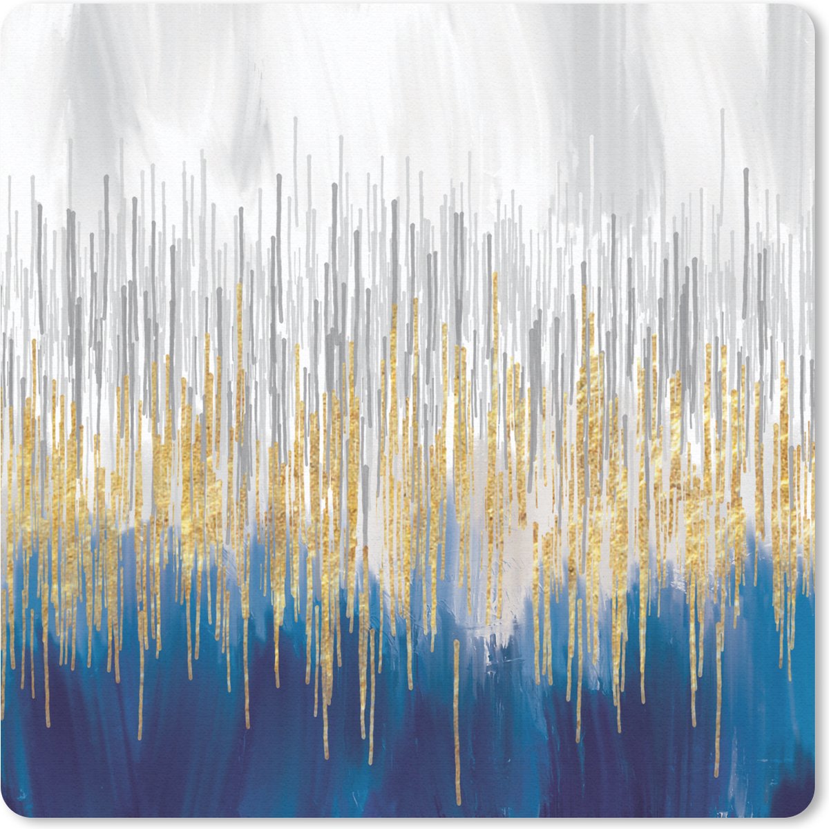 Muismat 30x30 cm - Mousepad Abstract - Schilderij - Olieverf - Muismatten
