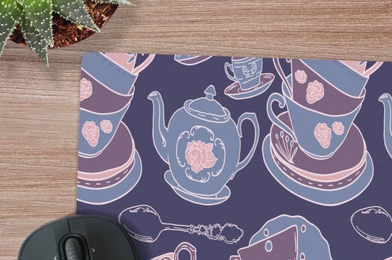 YBK Tech Plat de service à gâteaux avec assiettes en porcelaine sur 3