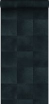 Origin Wallcoverings behangpapier dierenhuid motief inktblauw - 347800 - 0,53 x 10,05 m
