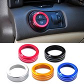 Opel Lichtschakelaar Ring - Zilver - Geschikt voor Opel Astra (J/K), Opel Astra GTC (J), Zafira (C), Adam, Corsa (E/F), Combo (E), Crossland (X), Grandland (X), Insignia (A), Karl, Meriva (B) & Mokka (A/B/X)