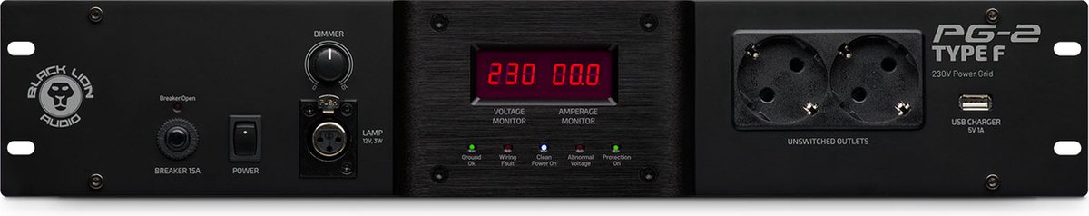 Black Lion Audio PG-2F Stroomverdeler - Voor thuis, studio of live gebruik