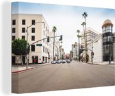 Canvas Schilderij Los Angeles - Amerika - Stad - 60x40 cm - Wanddecoratie