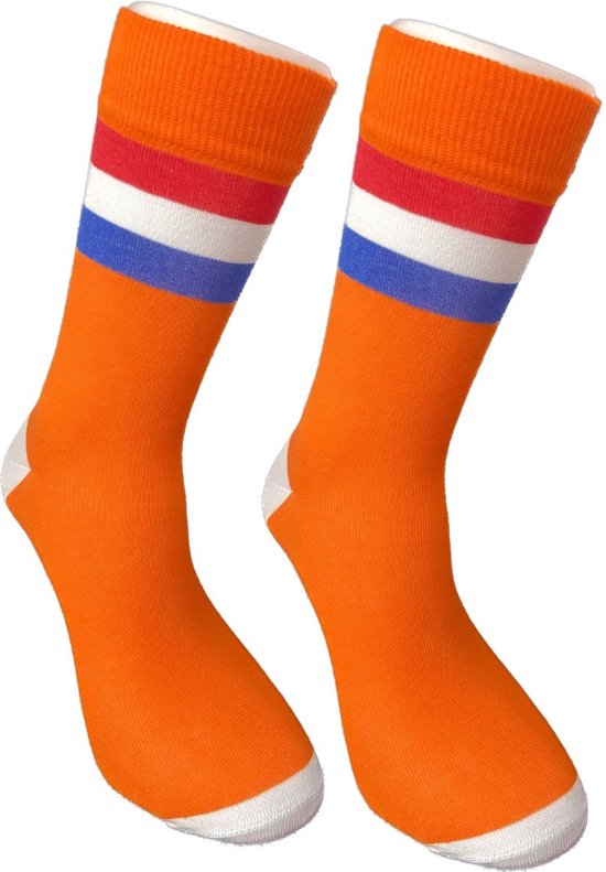 Nederland sokken - Oranje sokken - maat 41-46 - Koningsdag